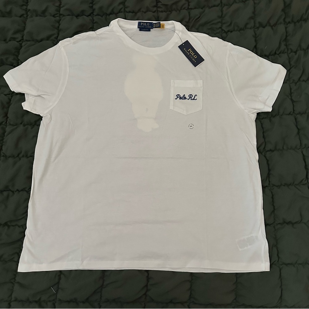 Ralph Lauren Polo Bear T-Shirt | Men’s size 2XL | New with Tags - White